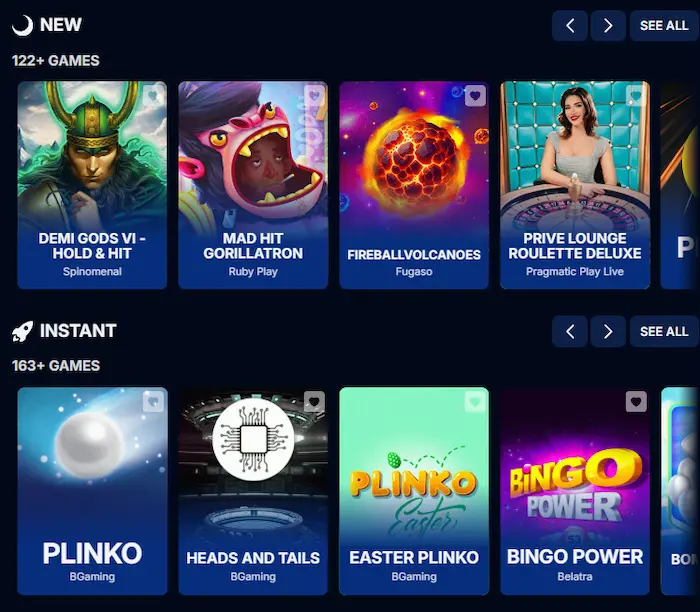 Gonzabet Casino games